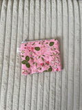 Pink Cottagecore Keychain Wallet, coin purse for women