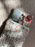 Blue Patchwork Kindle Sleeve, Ereader sleeve