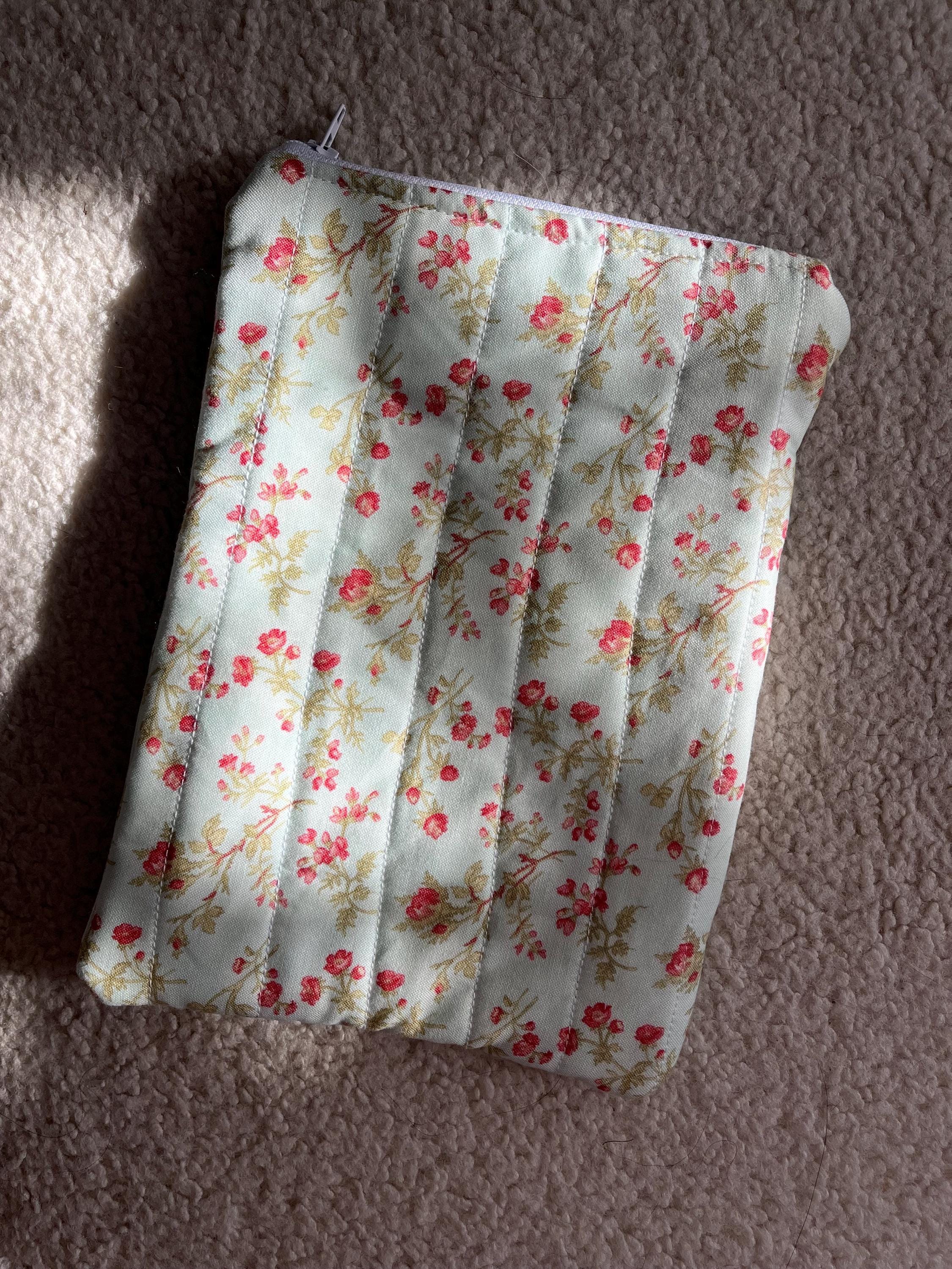 Blue Patchwork Kindle Sleeve, Ereader sleeve