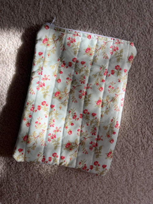 Blue Patchwork Kindle Sleeve, Ereader sleeve